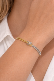 Bracciale - 18 carati Oro giallo, Oro bianco