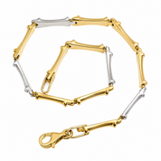 Bracciale - 18 carati Oro giallo, Oro bianco - Made in Italy - Handmade