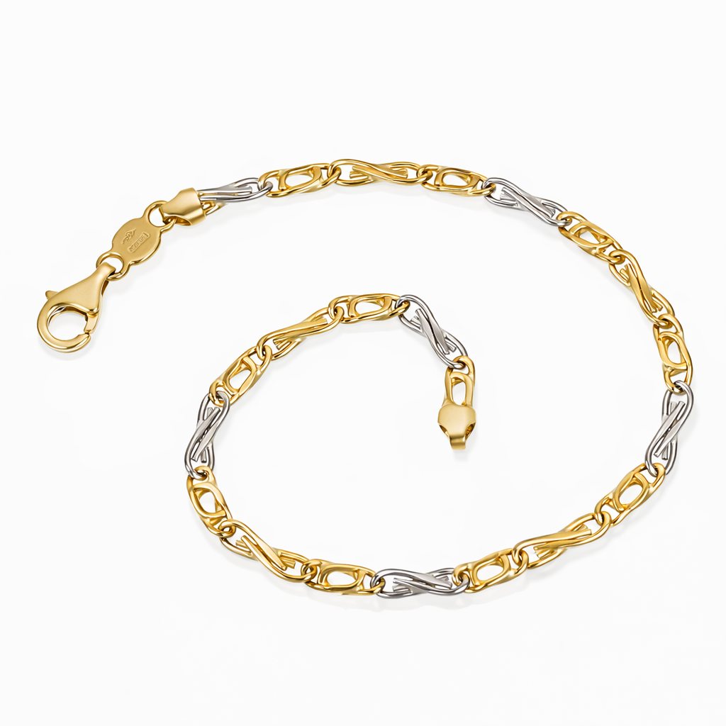 Bracciale - 18 carati Oro giallo, Oro bianco