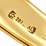 Anello - 18 carati Oro giallo - 0.92ct. tw. Zaffiro - Diamante - Made in Italy - HandMade