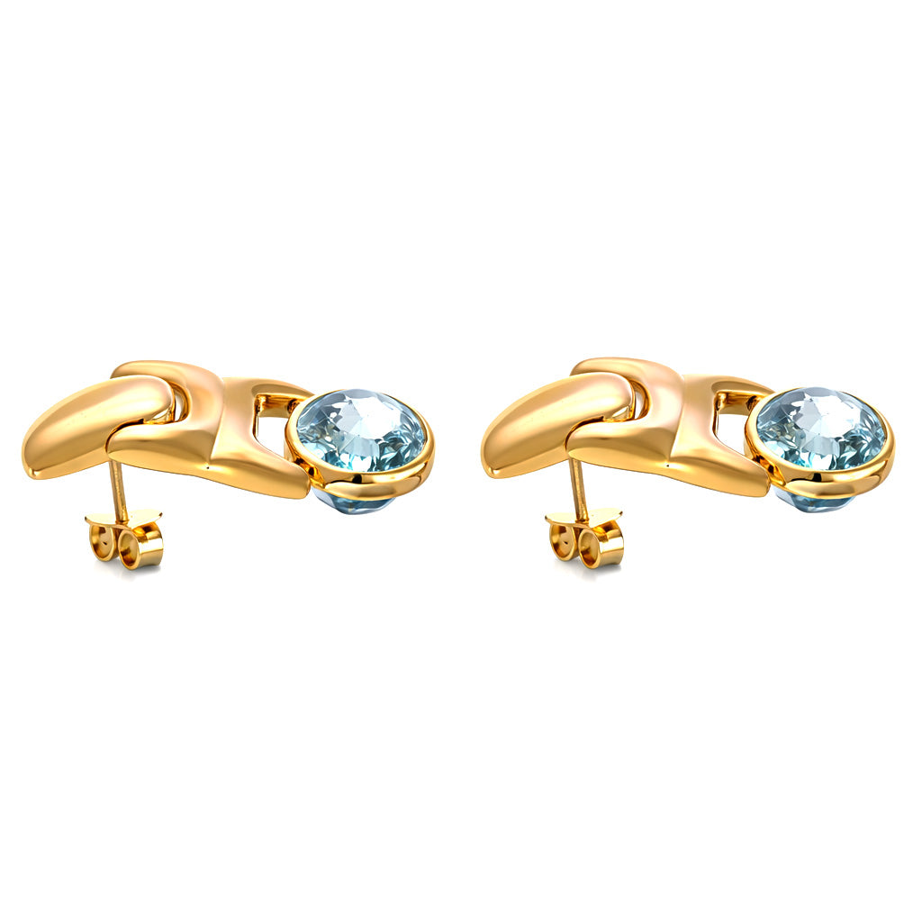 Orecchini - 18 carati Oro giallo - 16.00ct. tw. Topazio