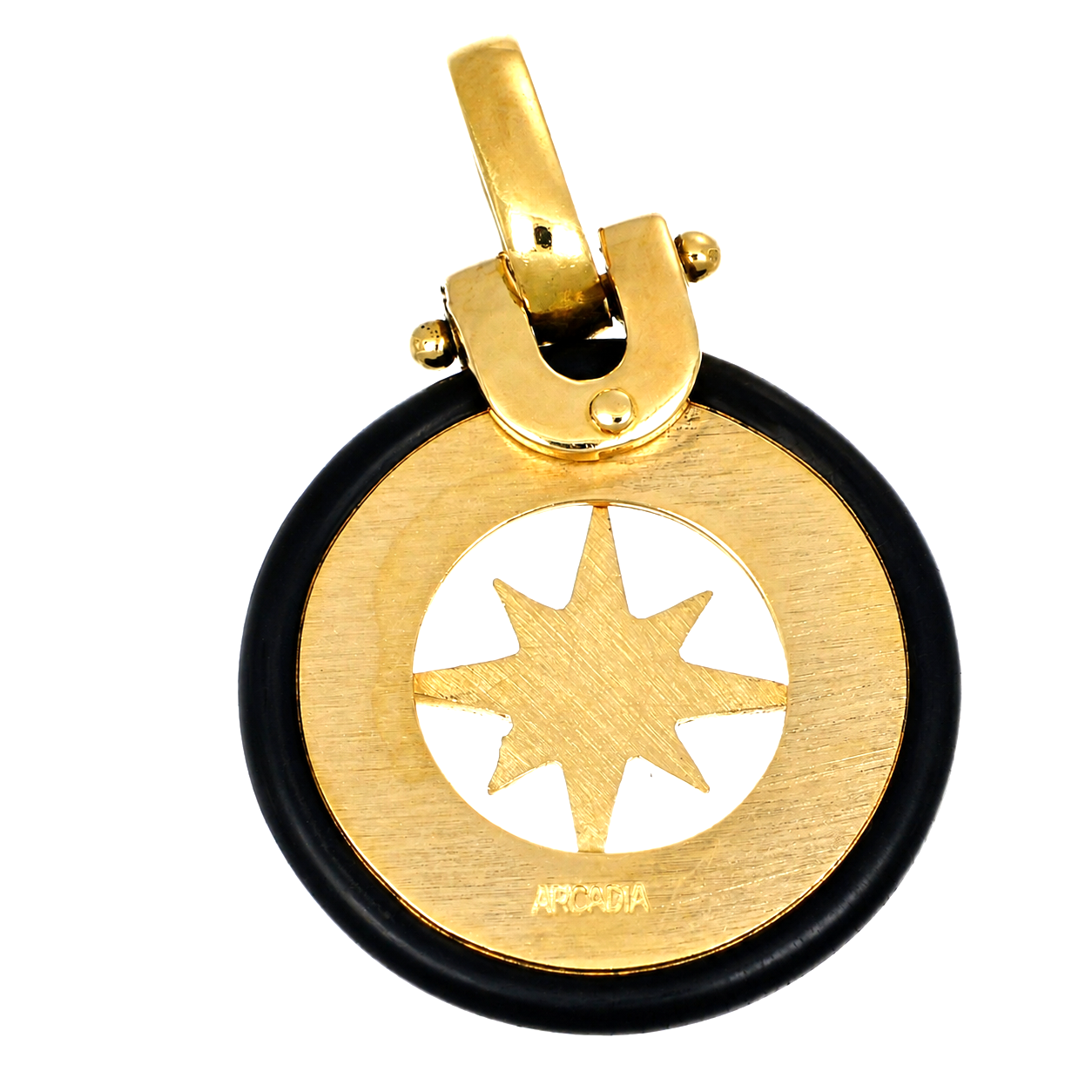 Ciondolo - 18 carati Oro giallo - Made in Italy - Handmade
