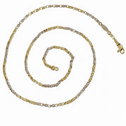 Collana - 18 carati Oro giallo, Oro bianco - Made in Italy - Handmade