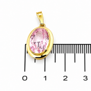 Ciondolo - 18 carati Oro giallo - 5.00ct. tw. Quarzo - Made in Italy - Handmade
