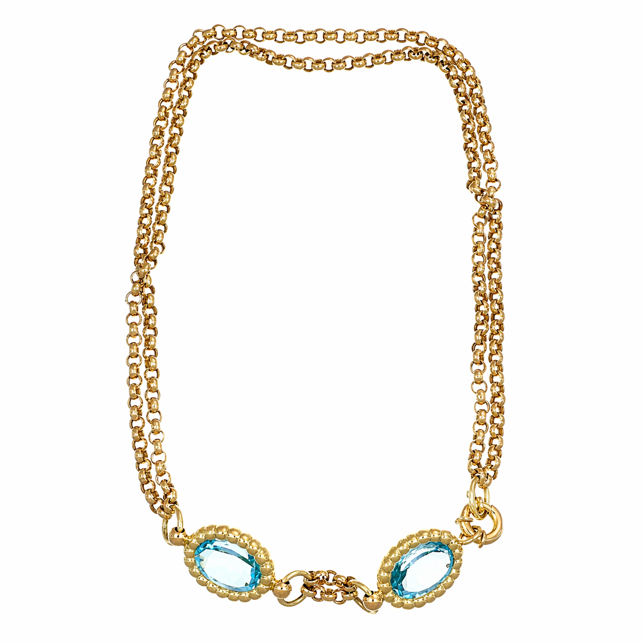 Collana - 18 carati Oro giallo - 66.00ct. tw. Topazio