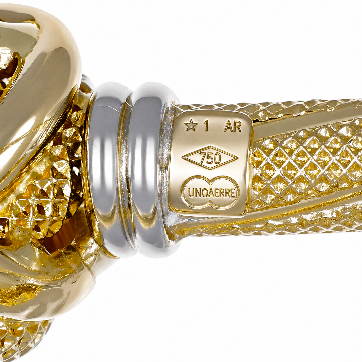 Bracciale - 18 carati Oro giallo, Oro bianco - Handmade - Made in Italy