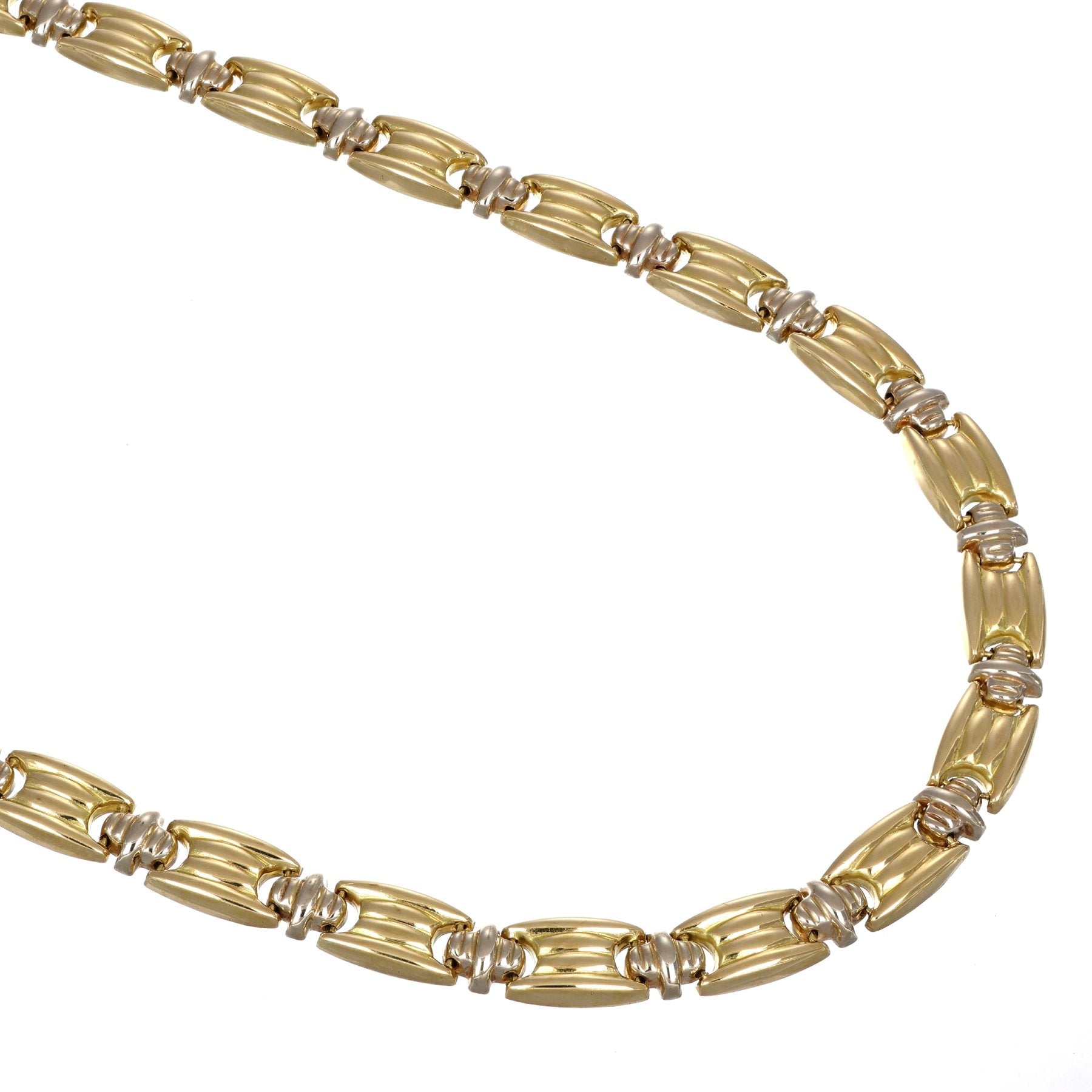Collana in Oro Giallo , Oro Bianco 18 carati &nbsp; &nbsp;