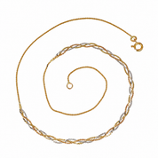 Collana - 18 carati Oro giallo, Oro bianco - Made in Italy - Handmade