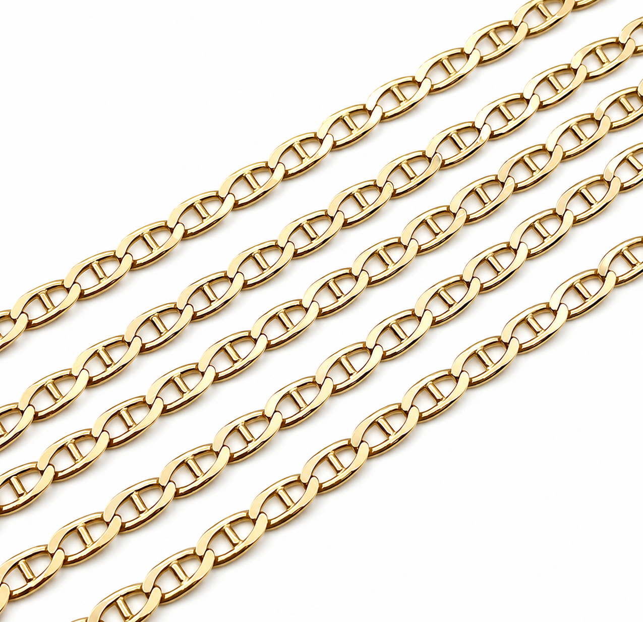 Collana - 18 carati Oro giallo - Made in Italy - Handmade