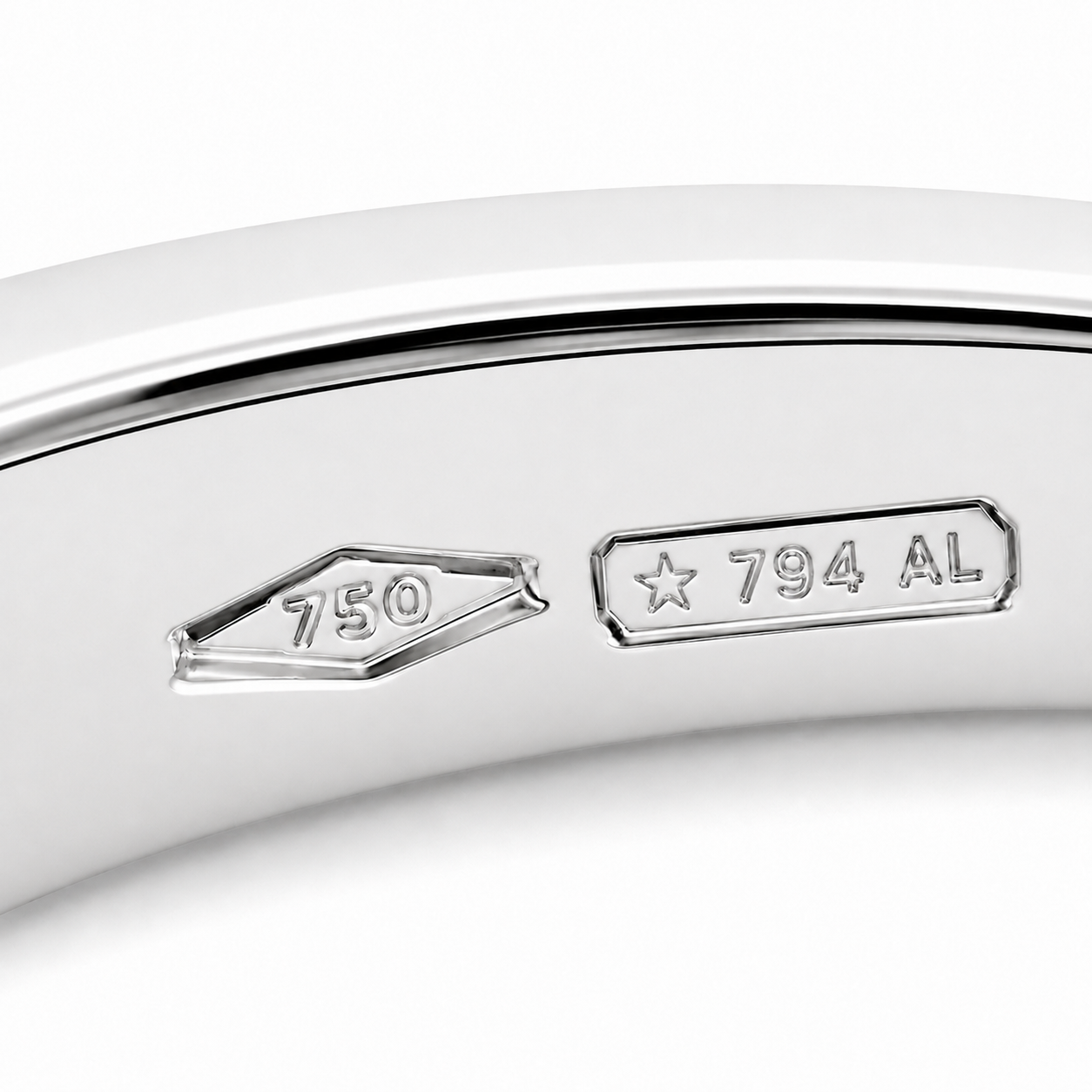 Anello - 18 carati Oro bianco - 0.10ct. tw. Diamante (Naturale) - Made in Italy -Handmade