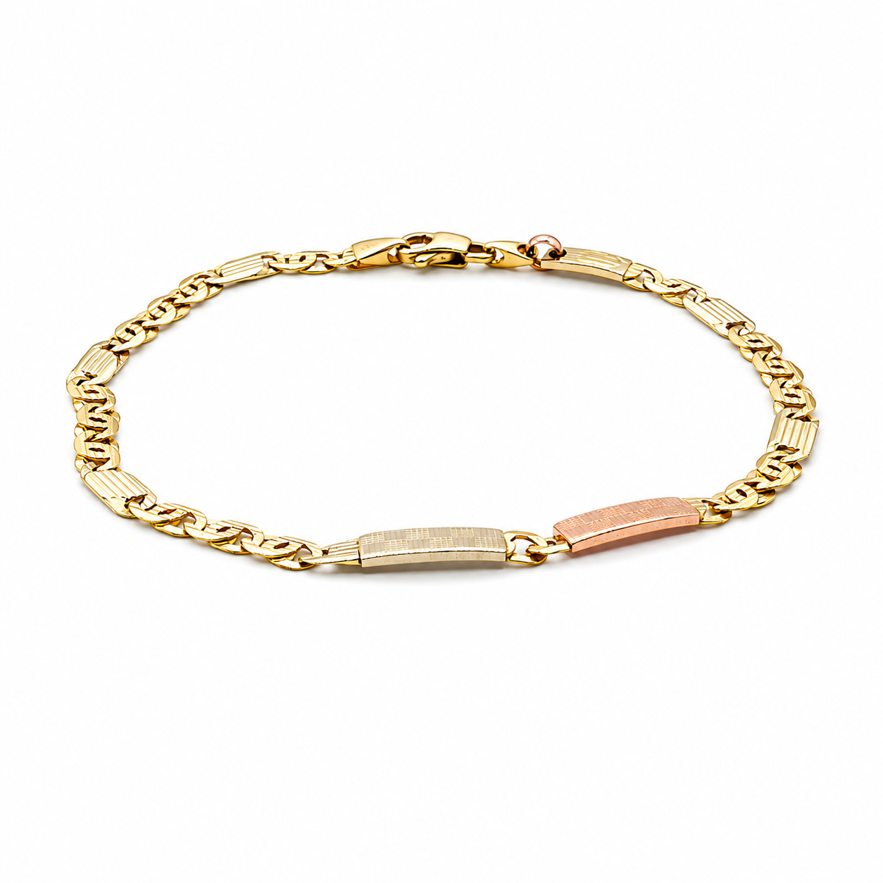Bracciale - 18 carati Oro giallo, Oro rosa, Oro bianco - Handmade - Made in Italy