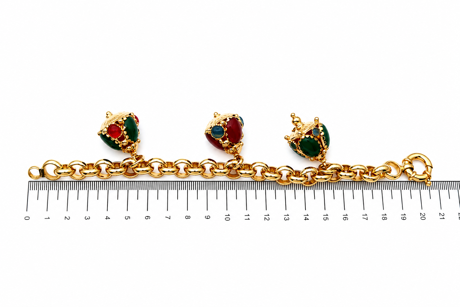 Bracciale - 18 carati Oro giallo, Agata,Corniola - Handmade - Made in Italy