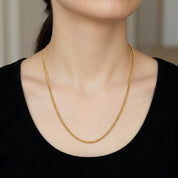 Collana - 18 carati Oro giallo - Made in Italy - Handmade