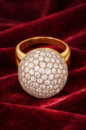 Anello - 18 carati Oro bianco, Oro giallo - 3.00ct. tw. Diamante (Naturale)