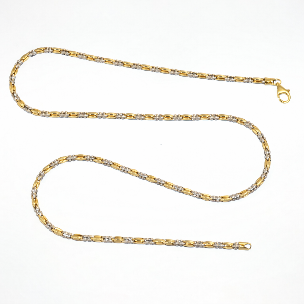 Collana in Oro giallo Oro bianco 18 carati