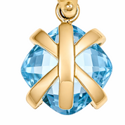 Ciondolo - 18 carati Oro giallo - 7.00ct. tw. Topazio - Made in Italy - Handmade