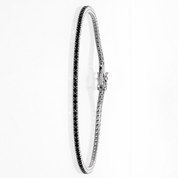 Bracciale - 18 carati Oro bianco - 2.00ct. tw. Diamante (Con trattamento colore)