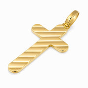 Ciondolo a croce - 18 carati Oro giallo