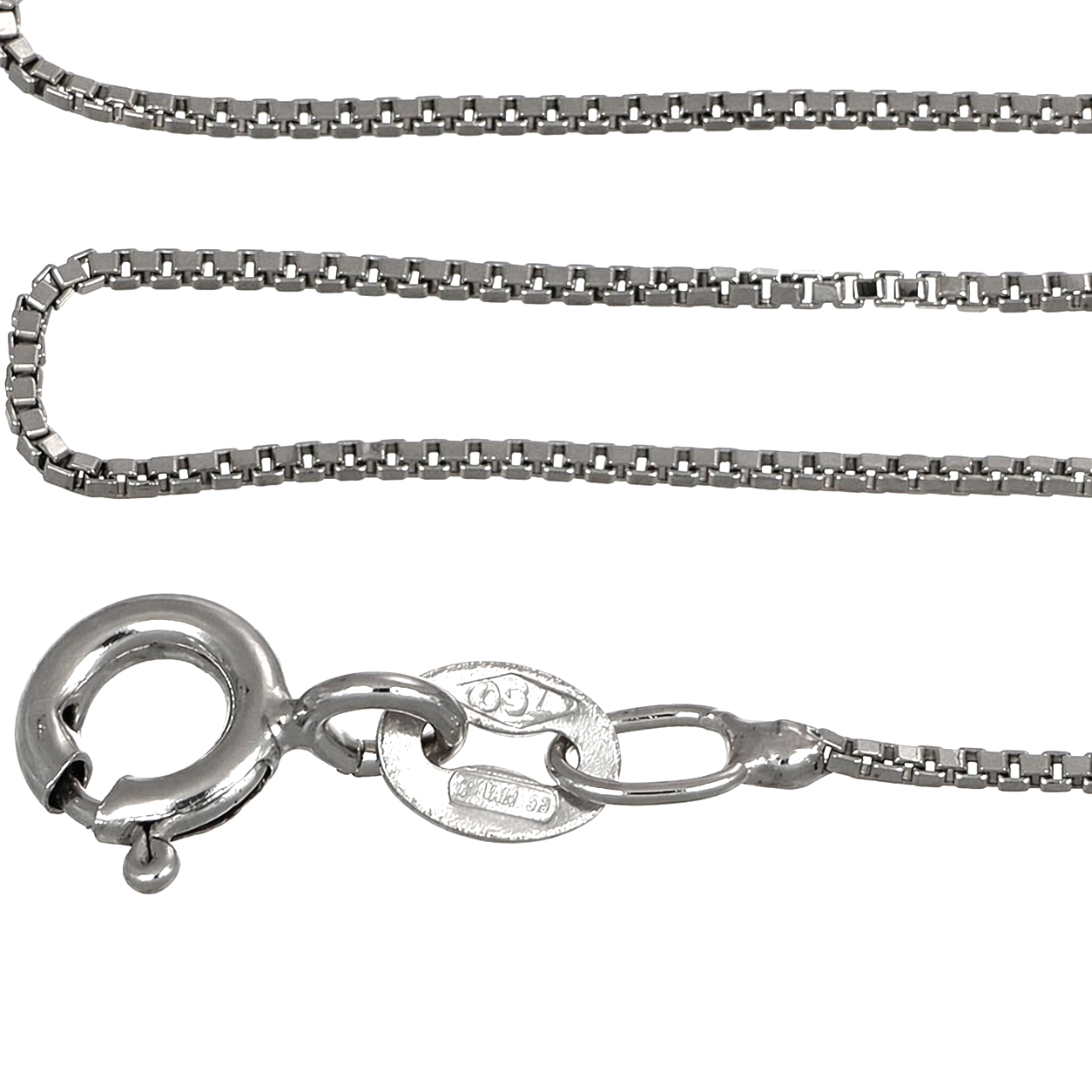 Collana con ciondolo - 18 carati Oro bianco - 0.07ct. tw. Diamante (Naturale)