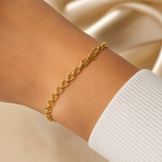 Bracciale - 18 carati Oro giallo - Made in Italy - Handmade