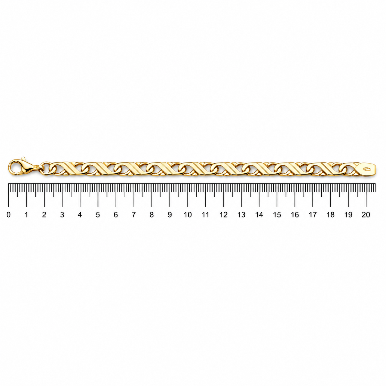 Bracciale - 18 carati Oro giallo - Made in Italy - Handmade
