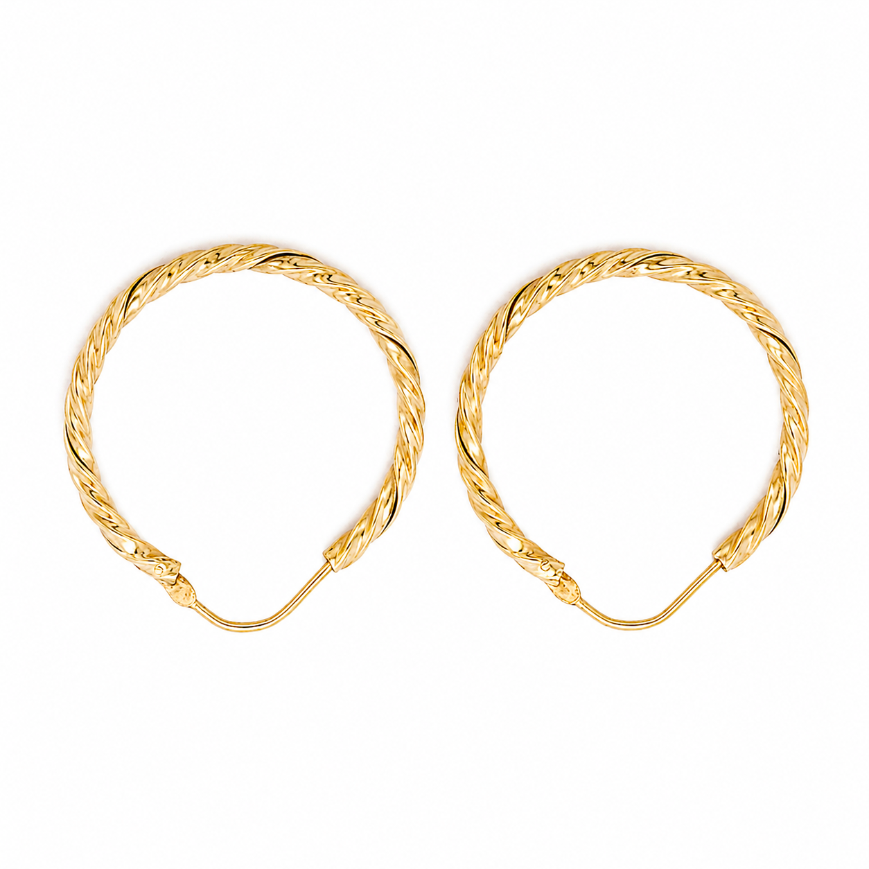 Orecchini - 18 carati Oro giallo - Made in Italy - Handmade