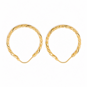Orecchini - 18 carati Oro giallo - Made in Italy - Handmade