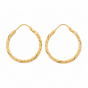 Orecchini - 18 carati Oro giallo - Made in Italy - Handmade