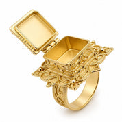Anello - 18 carati Oro giallo - Made in Italy - Handmade