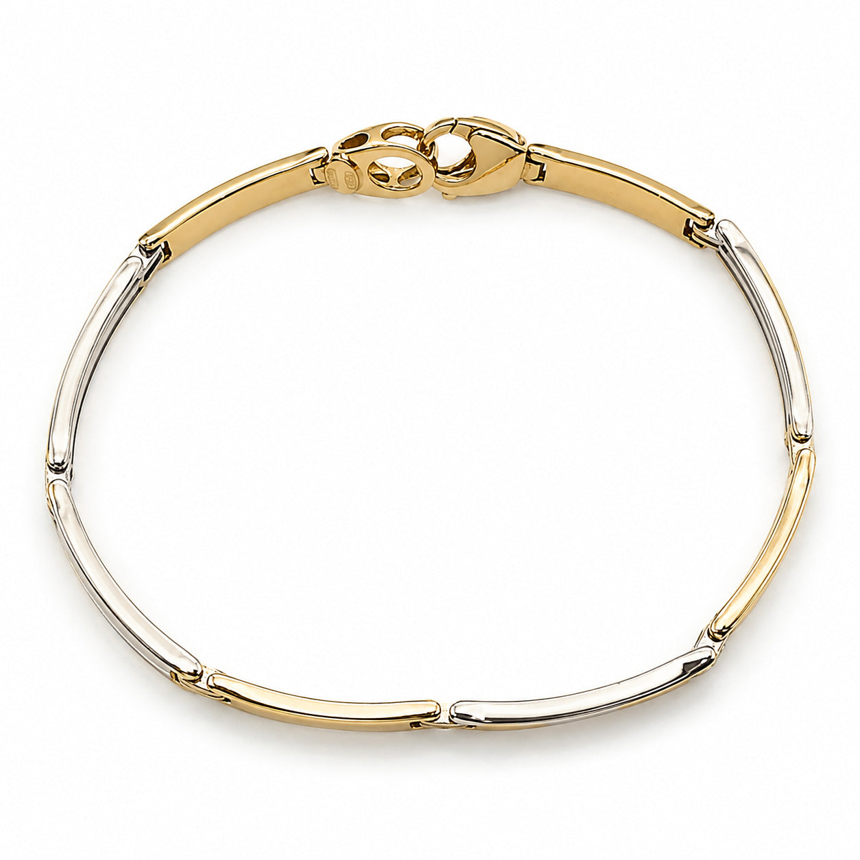 Bracciale - 18 carati Oro giallo, Oro bianco - Handmade - Made in Italy