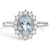 Salvini - Anello - 18 carati Oro bianco - 1.34ct. tw. Acquamarina - Diamante - SALVINI