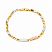 Bracciale - 18 carati Oro giallo, Oro rosa, Oro bianco - Handmade - Made in Italy