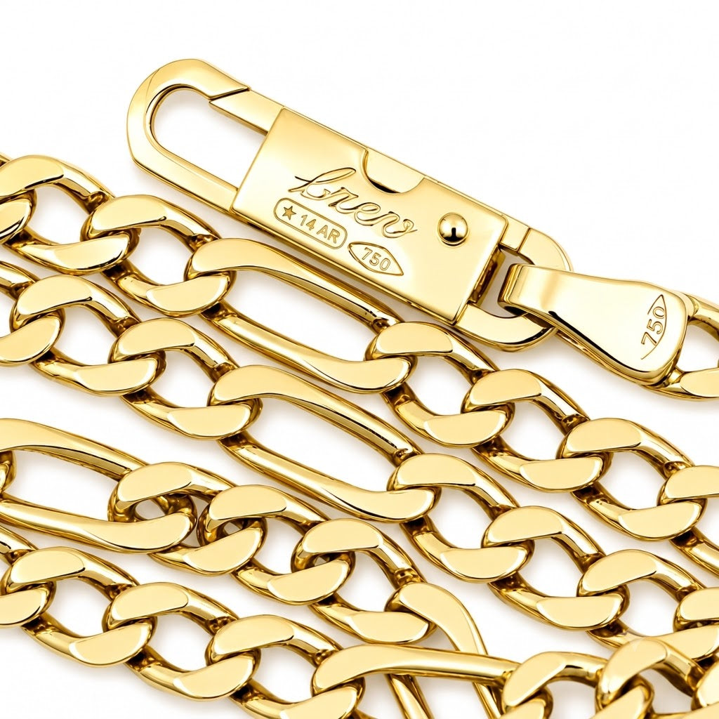 Collana - 18 carati Oro giallo - Made in Italy - Handmade