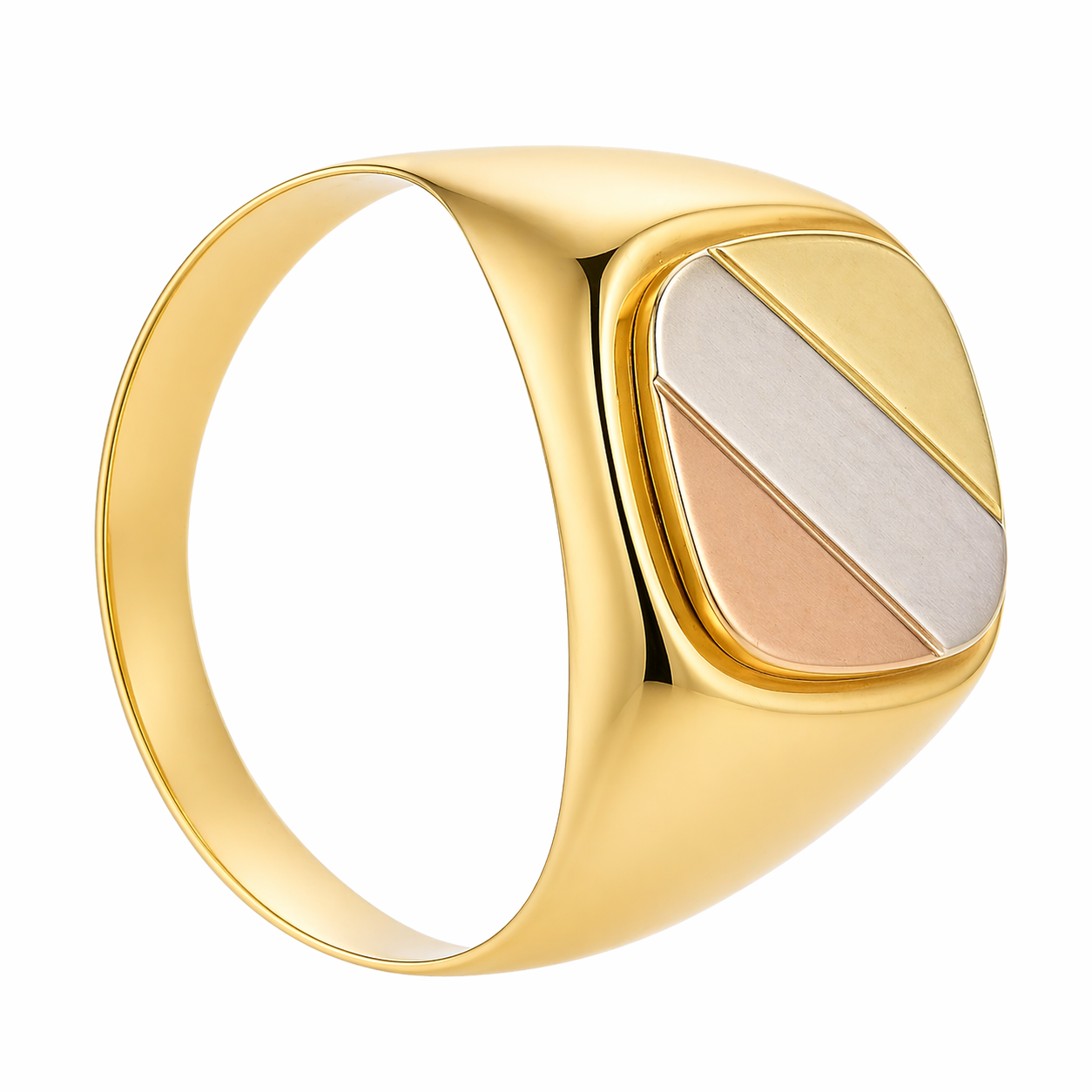 Anello - 18 carati Oro bianco, Oro rosa, Oro giallo