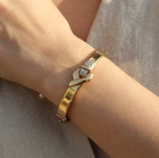 Bracciale - 18 carati Oro bianco, Oro giallo - 0.33ct. tw. Diamante (Naturale) - Made in Italy - Handmade