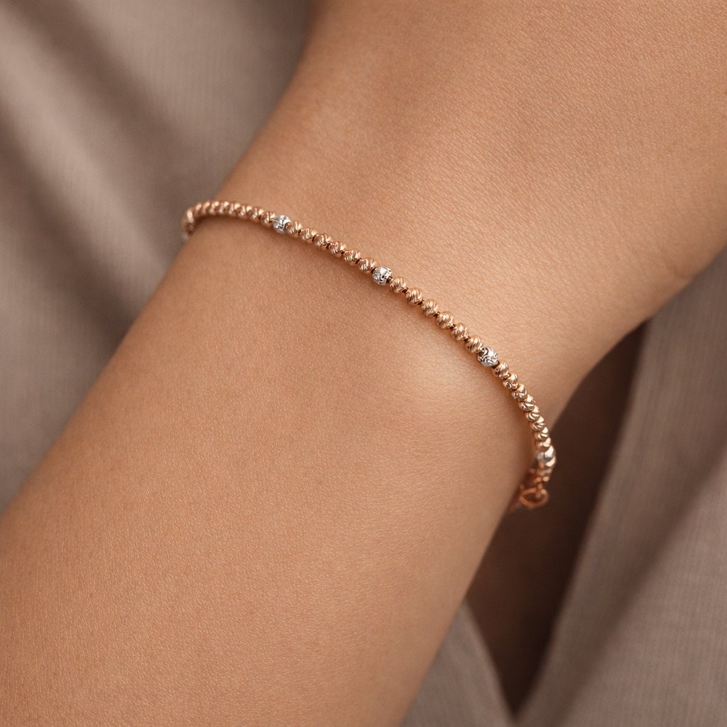 Bracciale - 18 carati Oro bianco, Oro rosa