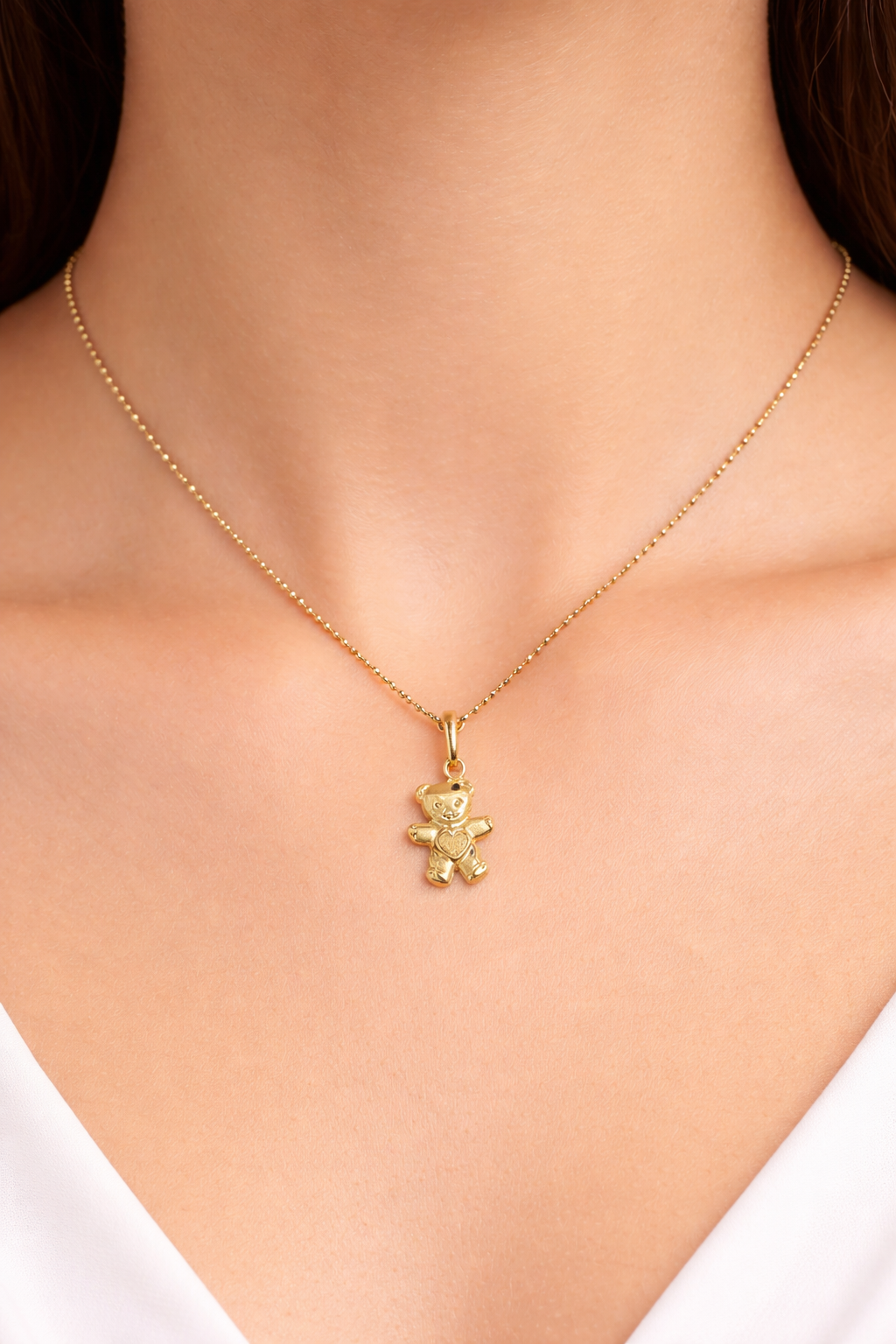 Collana con ciondolo - 18 carati Oro giallo