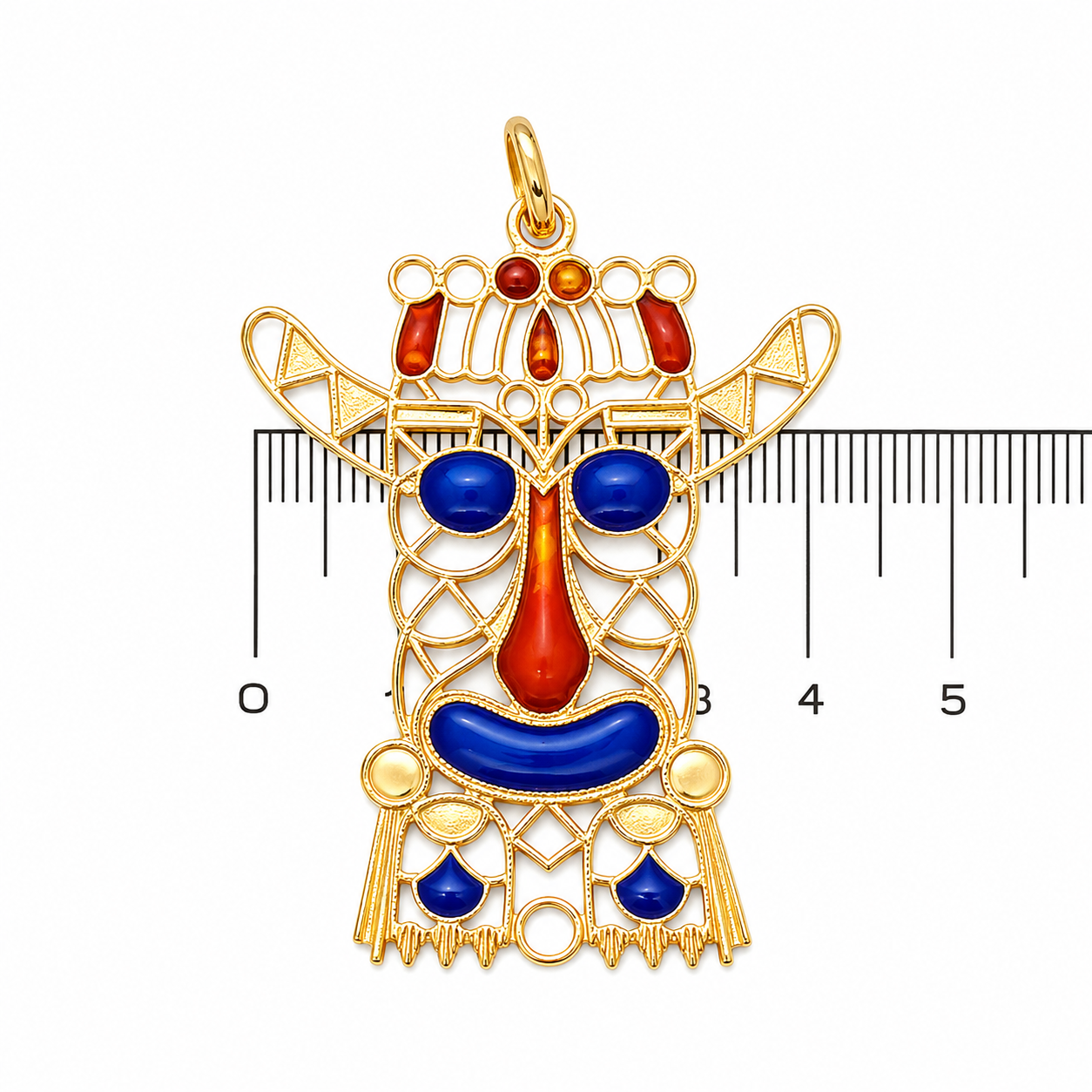 Ciondolo - 18 carati Oro giallo - Made in Italy - Handmade