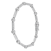 Bracciale - 18 carati Oro bianco - 1.21 ct. tw. Diamante (Naturale)