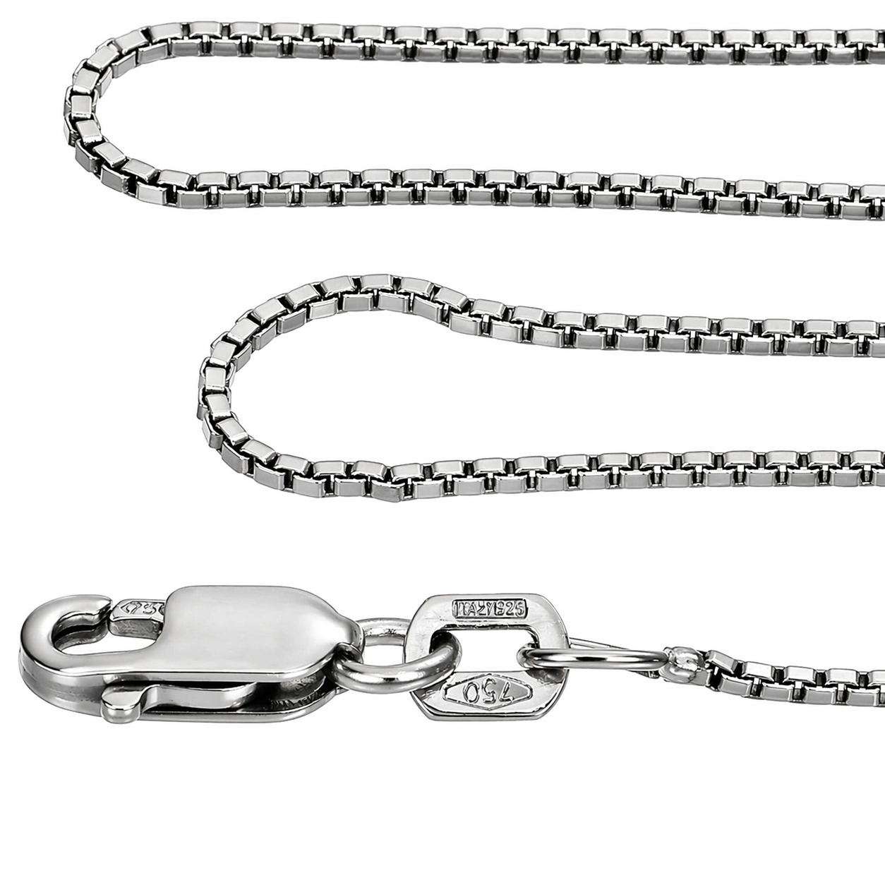 Collana con ciondolo - 18 carati Oro bianco - 0.36ct. tw. Diamante (Naturale)