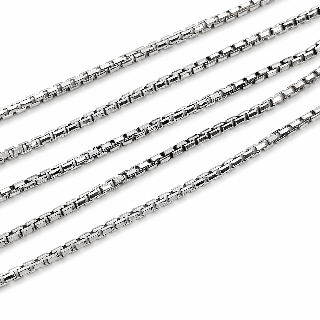 Collana - 18 carati Oro bianco - Made in Italy - Handmade