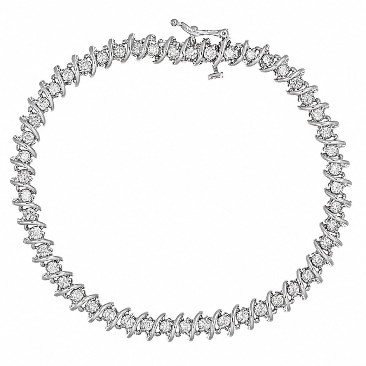 Bracciale - 14 carati Oro bianco - 2.00ct. tw. Diamante (Naturale) - Made in Italy - Handmade