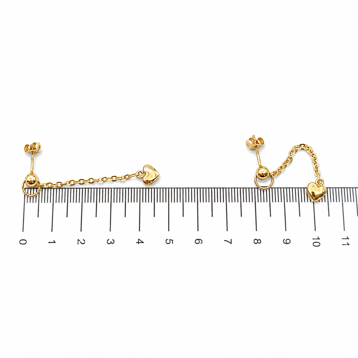Orecchini - 18 carati Oro giallo - Made in Italy - Handmade
