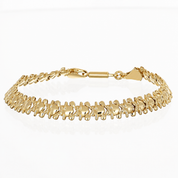 Bracciale - 18 carati Oro giallo - Made in Italy -Handmade