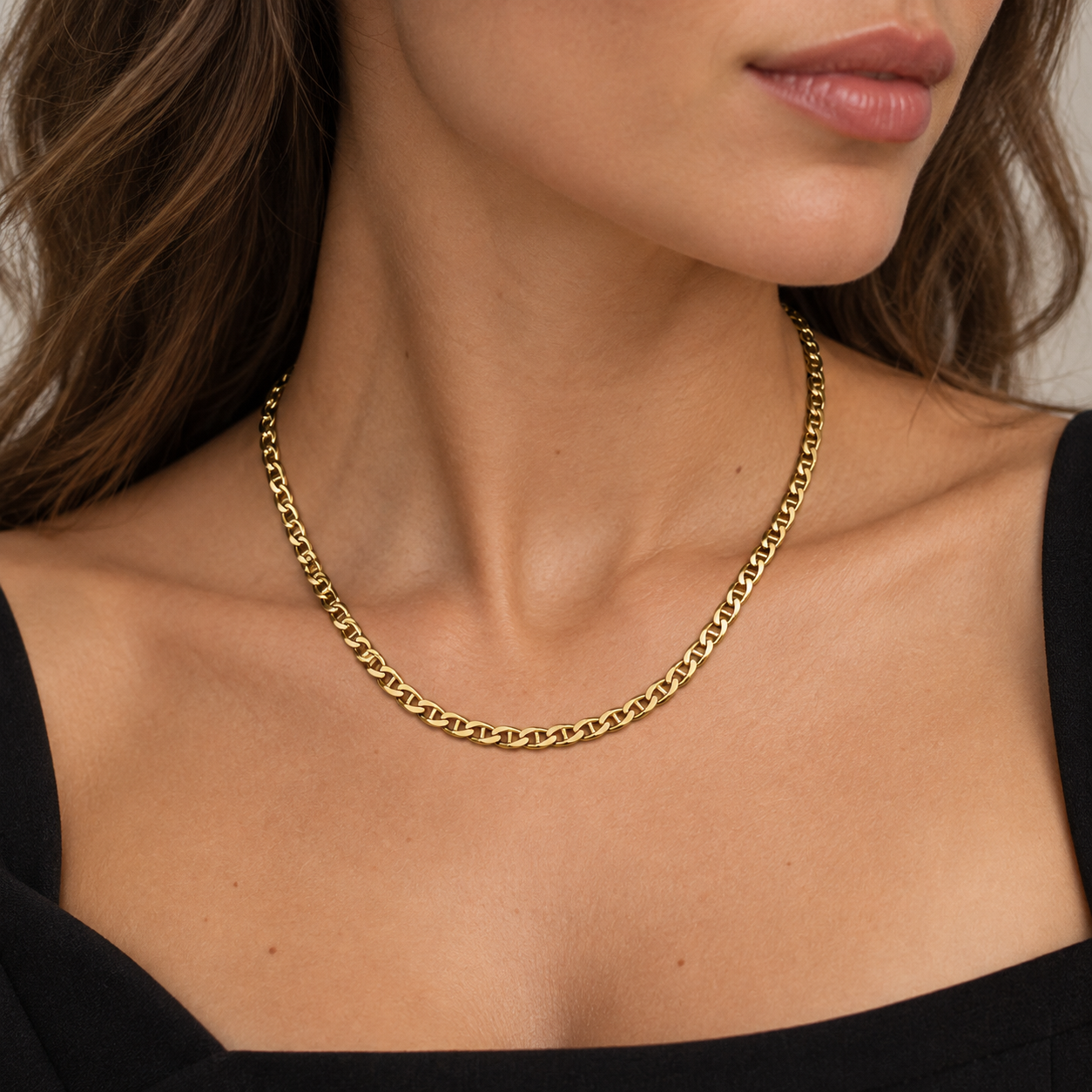 Collana - 18 carati Oro giallo - Made in Italy - HandMade