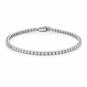 Bracciale - 18 carati Oro bianco - 2.23ct. tw. Diamante (Naturale)