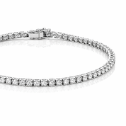 Bracciale - 18 carati Oro bianco - 2.23ct. tw. Diamante (Naturale)