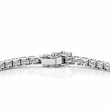 Bracciale - 18 carati Oro bianco - 2.23ct. tw. Diamante (Naturale)