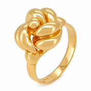Anello - 18 carati Oro giallo - Made in Italy - Handmade