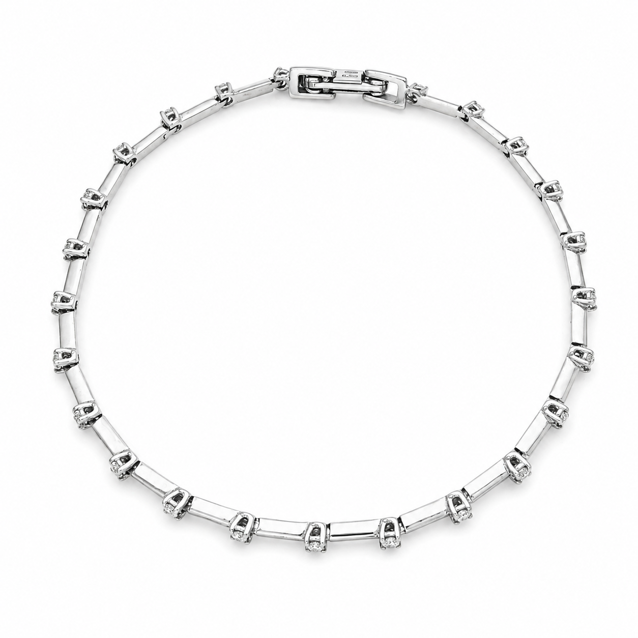 Bracciale - 18 carati Oro bianco, Alfieri & St. John - 0.72ct. tw. Diamante (Naturale)